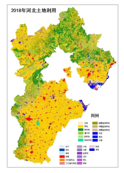 河北農業種植遙感監測數據