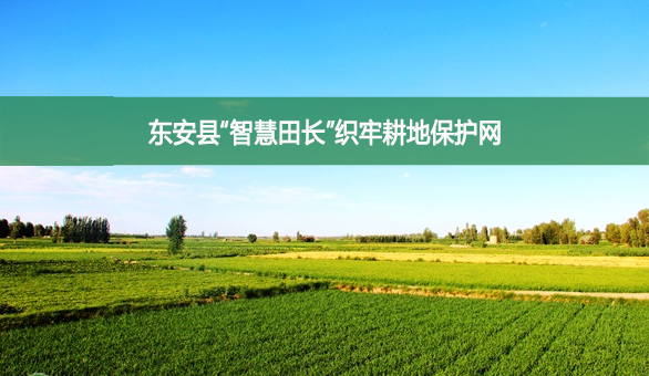 東安縣“智慧田長”織牢耕地保護網