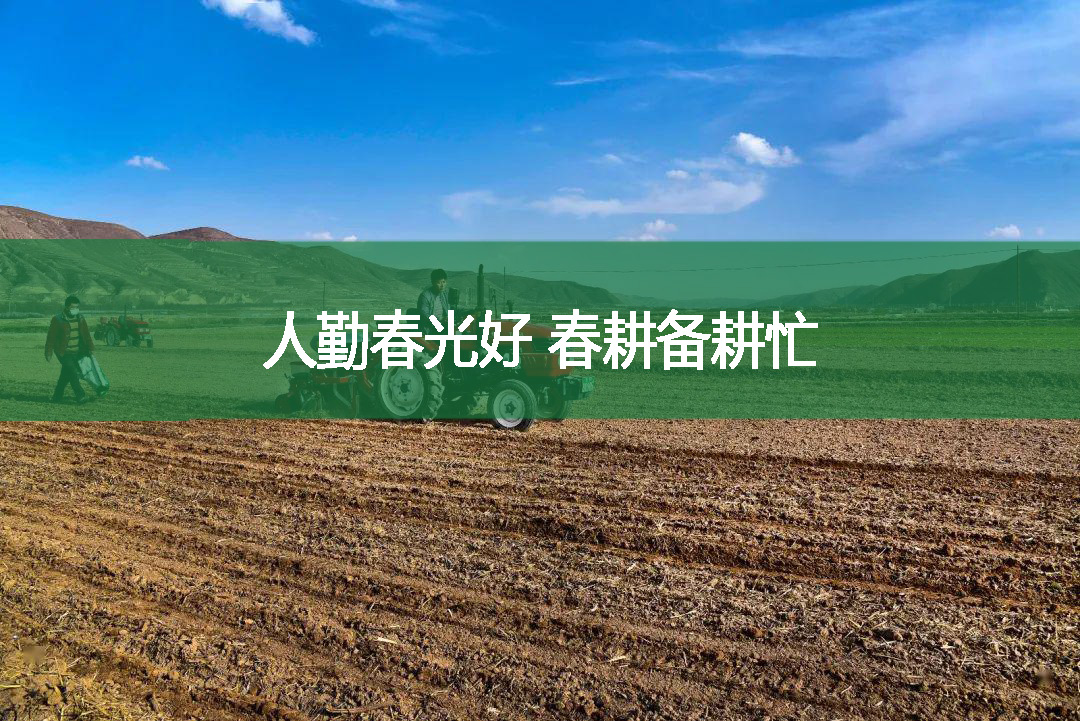 人勤春光好 春耕備耕忙
