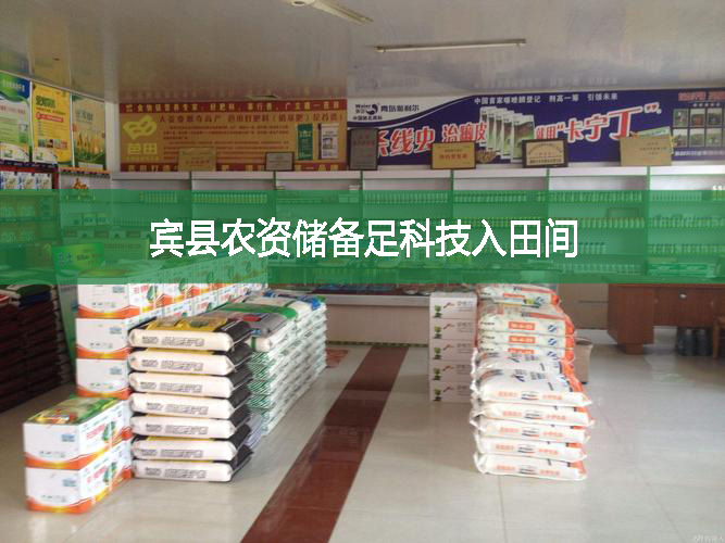 賓縣農資儲備足科技入田間