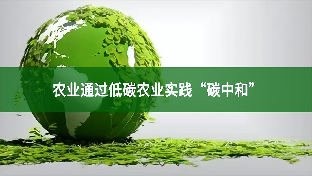 農(nóng)業(yè)通過(guò)低碳農(nóng)業(yè)實(shí)踐“碳中和”