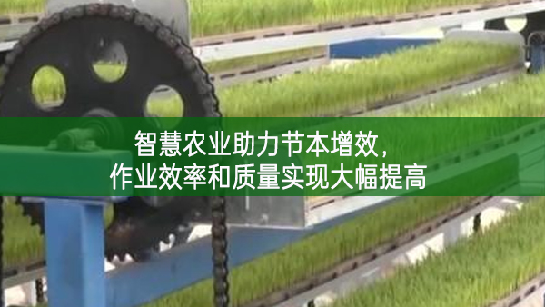 智慧農(nóng)業(yè)助力節(jié)本增效，作業(yè)效率和質(zhì)量實現(xiàn)大幅提高