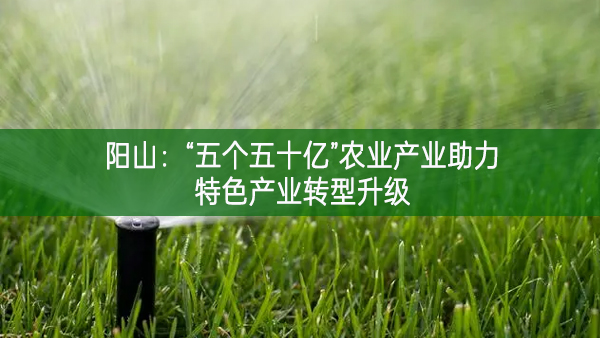 陽山:“五個五十億”農業產業助力特色產業轉型升級
