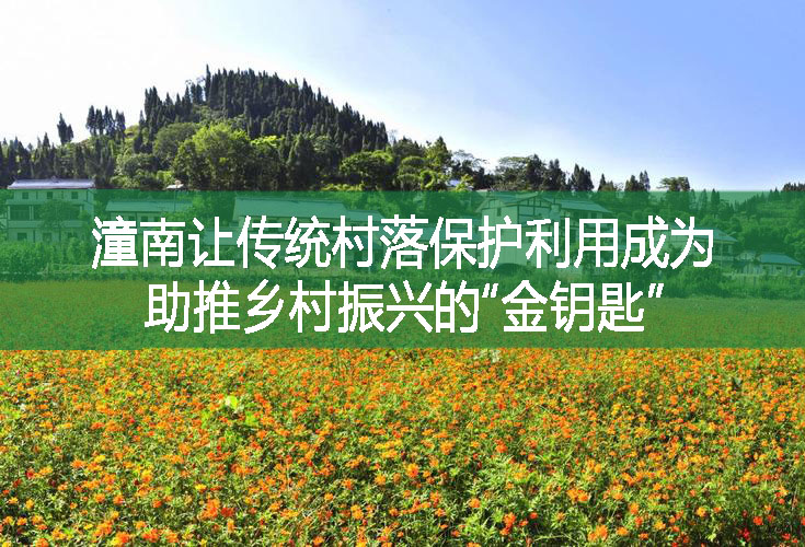 潼南讓傳統(tǒng)村落保護(hù)利用成為助推鄉(xiāng)村振興的“金鑰匙”