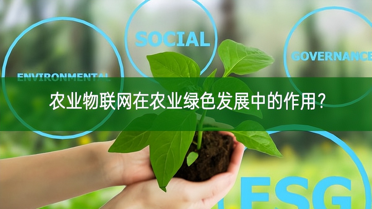 農業物聯網在農業綠色發展中的作用?