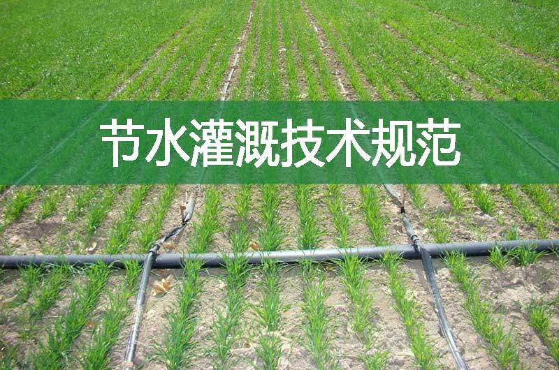 節水灌溉技術規范