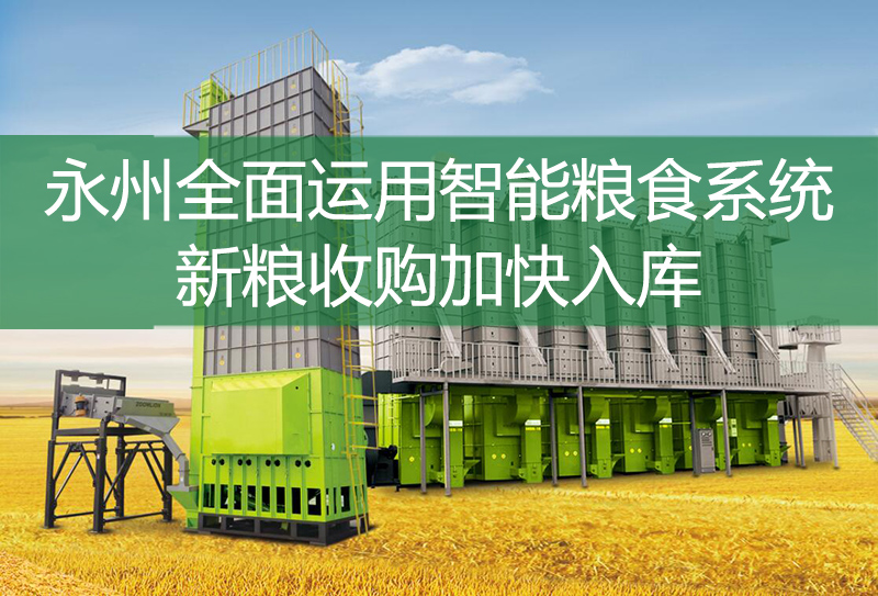 永州全面運(yùn)用智能糧食系統(tǒng) 新糧收購(gòu)加快入庫(kù)