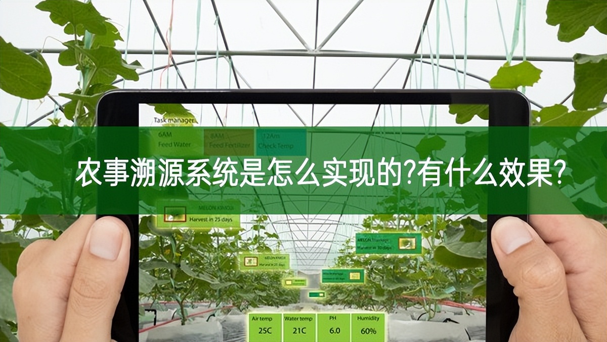 農(nóng)事溯源系統(tǒng)是怎么實(shí)現(xiàn)的?有什么效果?