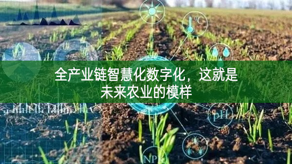 全產業鏈智慧化數字化,這就是未來農業的模樣