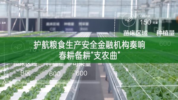 護(hù)航糧食生產(chǎn)安全，金融機(jī)構(gòu)奏響春耕備耕“支農(nóng)曲”