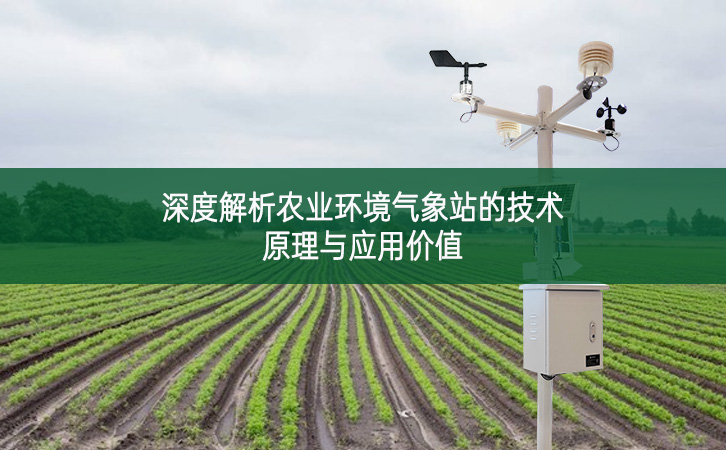深度解析農(nóng)業(yè)環(huán)境氣象站的技術(shù)原理與應(yīng)用價(jià)值