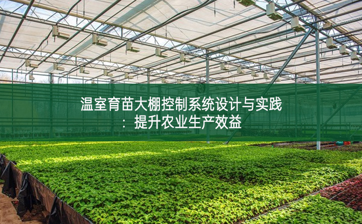溫室育苗大棚控制系統設計與實踐:提升農業生產效益