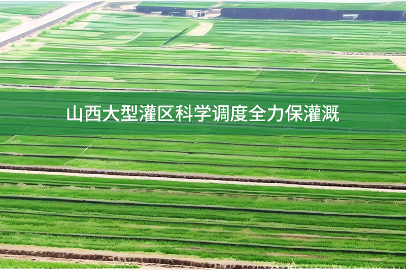 山西大型灌區科學調度全力保灌溉