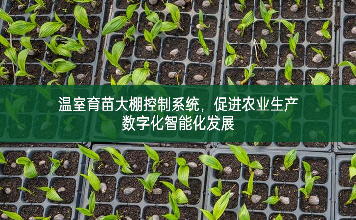 溫室育苗大棚控制系統，促進農業生產數字化智能化發展