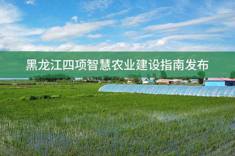 黑龍江四項智慧農業建設指南發布