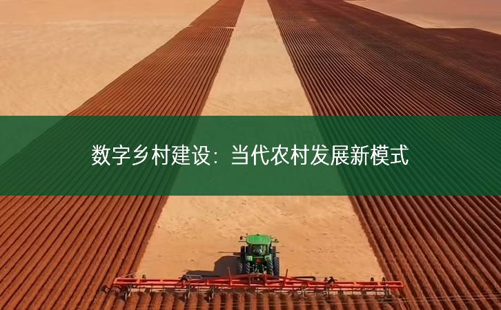 數(shù)字鄉(xiāng)村建設(shè)：當(dāng)代農(nóng)村發(fā)展新模式