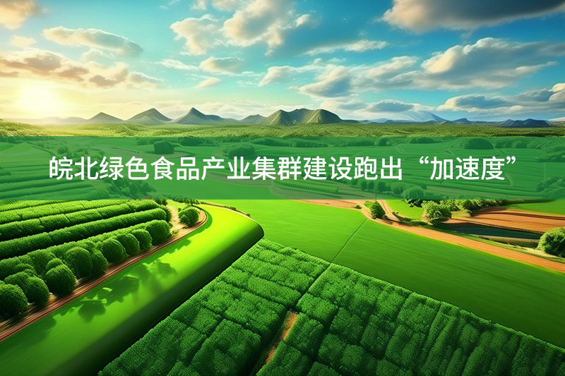 皖北綠色食品產(chǎn)業(yè)集群建設(shè)跑出“加速度”