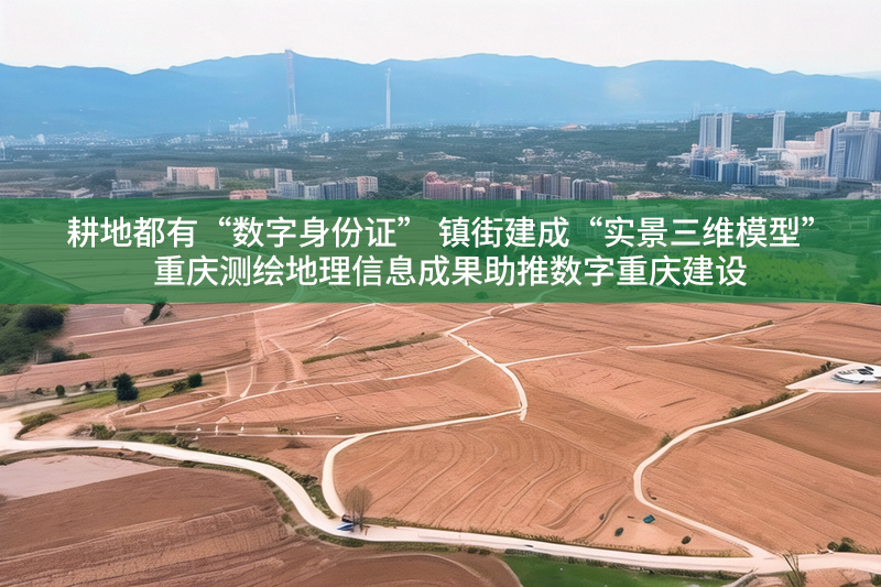 耕地都有“數字身份證” 鎮街建成“實景三維模型”重慶測繪地理信息成果助推數字重慶建設