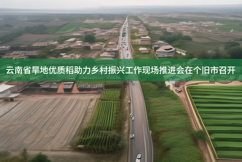 云南省旱地優(yōu)質(zhì)稻助力鄉(xiāng)村振興工作現(xiàn)場推進會在個舊市召開