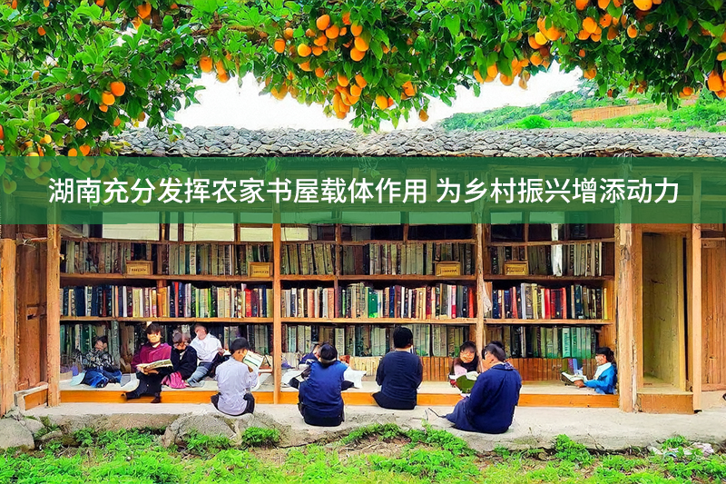 湖南充分發(fā)揮農(nóng)家書屋載體作用 為鄉(xiāng)村振興增添動(dòng)力