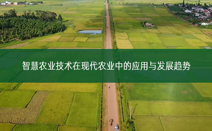 智慧農業技術在現代農業中的應用與發展趨勢