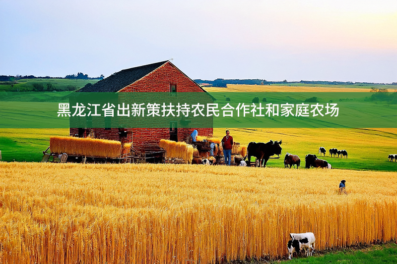 黑龍江省出新策扶持農(nóng)民合作社和家庭農(nóng)場
