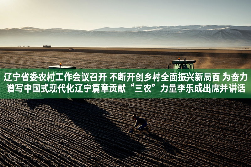遼寧省委農(nóng)村工作會(huì)議召開 不斷開創(chuàng)鄉(xiāng)村全面振興新局面 為奮力譜寫中國(guó)式現(xiàn)代化遼寧篇章貢獻(xiàn)“三農(nóng)”力量李樂成出席并講話