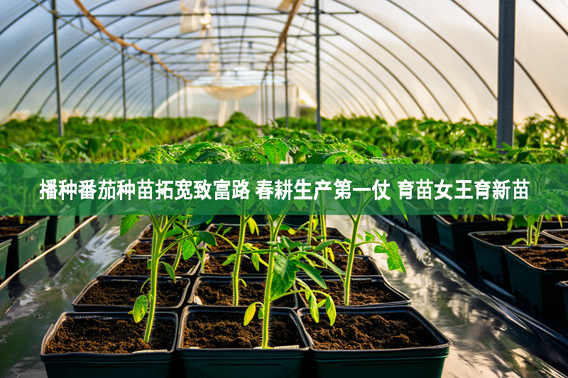 播種番茄種苗拓寬致富路 春耕生產第一仗 育苗女王育新苗