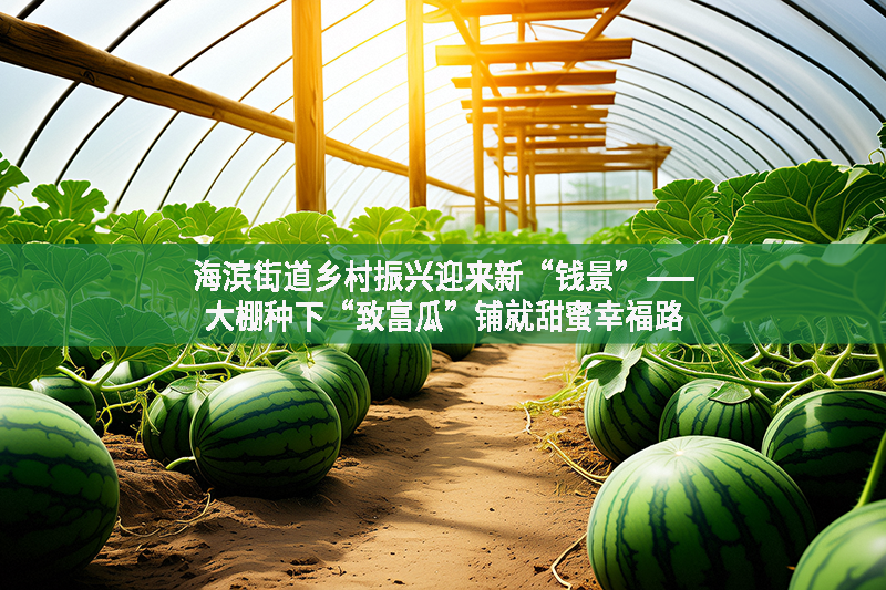 海濱街道鄉村振興迎來新“錢景”——大棚種下“致富瓜”鋪就甜蜜幸福路