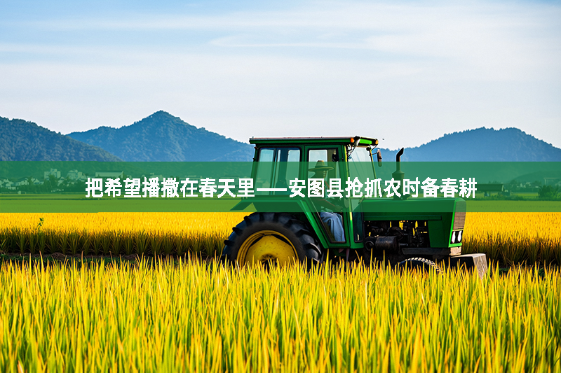 把希望播撒在春天里——安圖縣搶抓農時備春耕