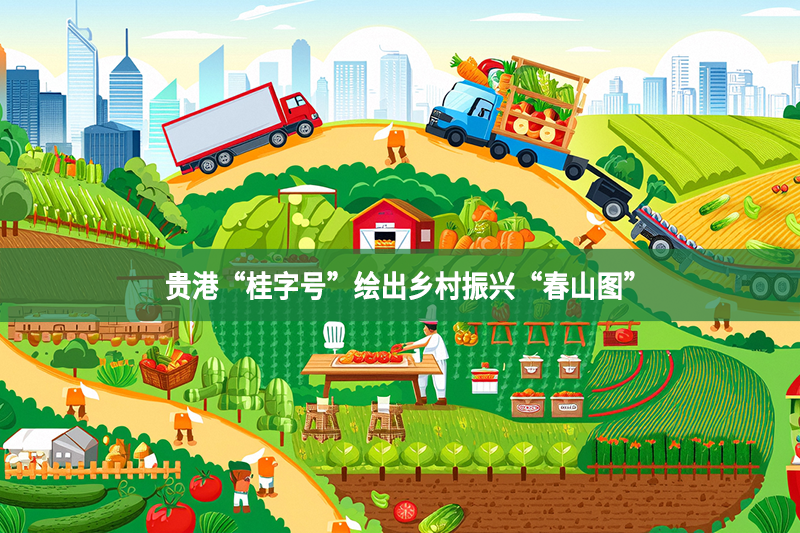 貴港“桂字號”繪出鄉(xiāng)村振興“春山圖”