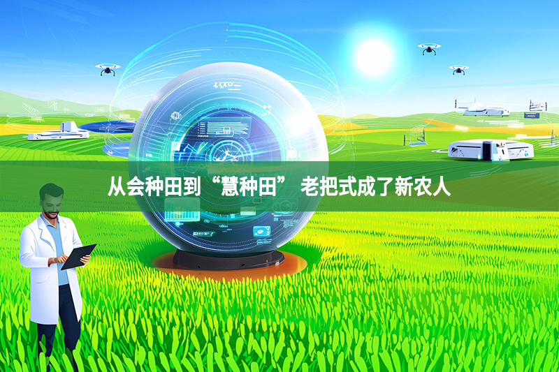 從會種田到“慧種田” 老把式成了新農人