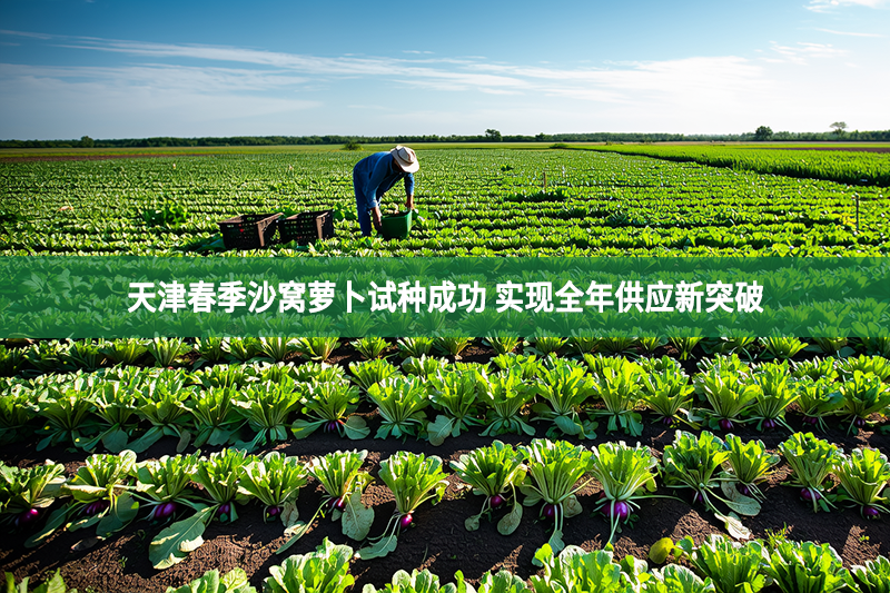 天津春季沙窩蘿卜試種成功 實現全年供應新突破
