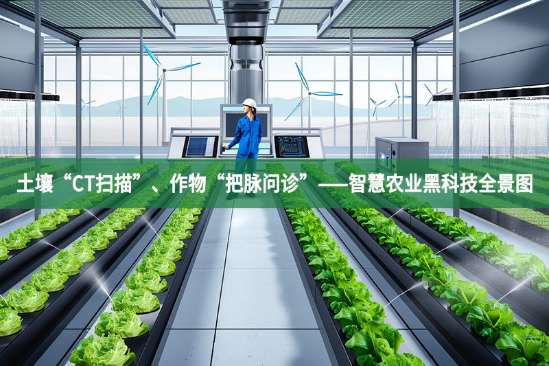 土壤“CT掃描”、作物“把脈問診”——智慧農業黑科技全景圖