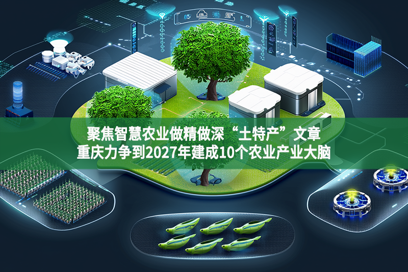 聚焦智慧農業做精做深“土特產”文章 重慶力爭到2027年建成10個農業產業大腦