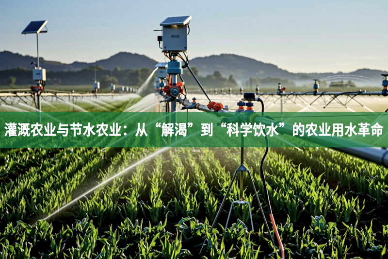 灌溉農業與節水農業：從“解渴”到“科學飲水”的農業用水革命