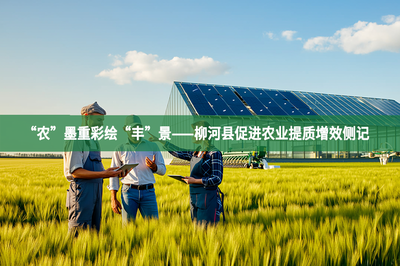 “農”墨重彩繪“豐”景——柳河縣促進農業提質增效側記