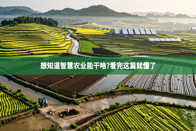 想知道智慧農(nóng)業(yè)能干啥?看完這篇就懂了