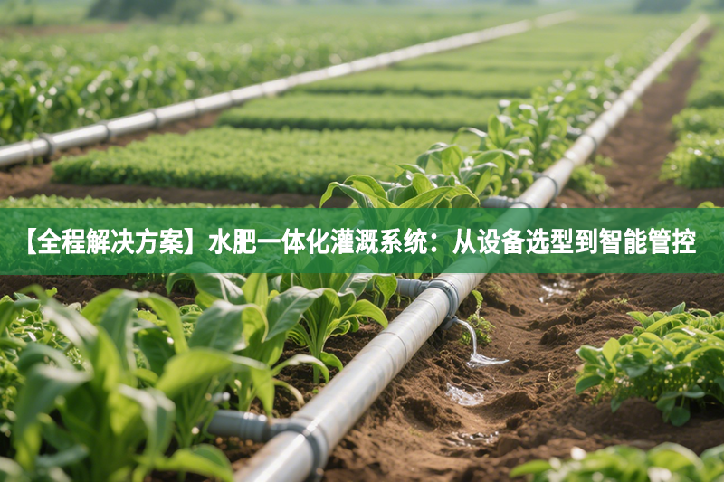 【全程解決方案】水肥一體化灌溉系統：從設備選型到智能管控