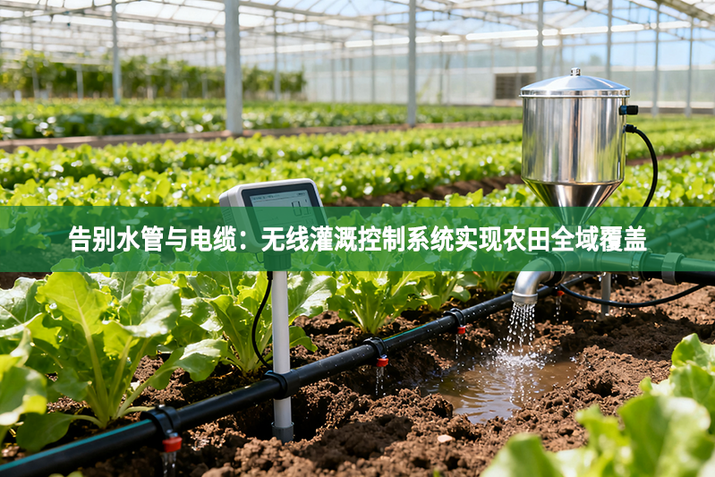 告別水管與電纜：無線灌溉控制系統實現農田全域覆蓋