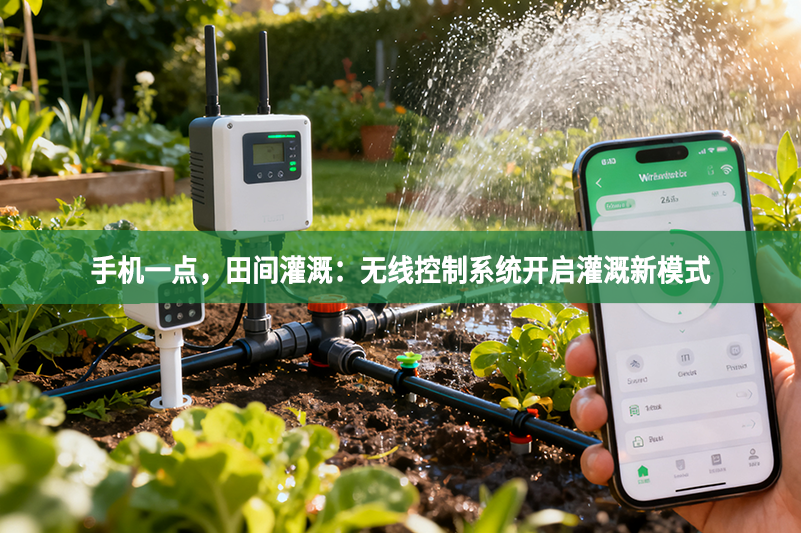 手機一點，田間灌溉：無線控制系統開啟灌溉新模式