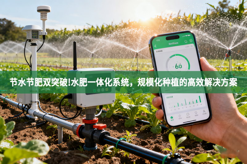 節(jié)水節(jié)肥雙突破!水肥一體化系統(tǒng)，規(guī)模化種植的高效解決方案