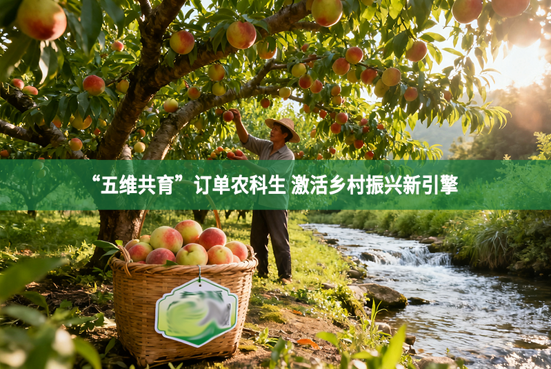 “五維共育”訂單農(nóng)科生 激活鄉(xiāng)村振興新引擎