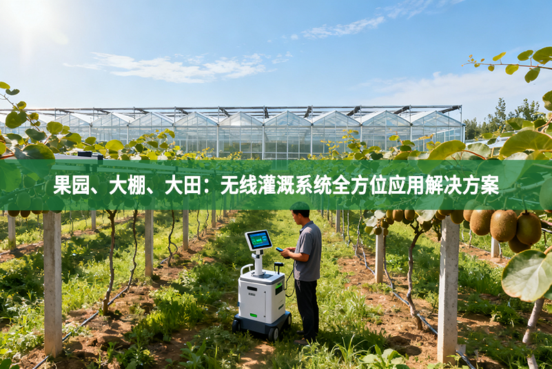 果園、大棚、大田：無線灌溉系統全方位應用解決方案